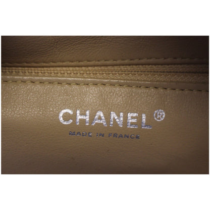 CHANEL Smooth Calfskin Petit Luxe Ligne Bowler Satchel Bag Red
