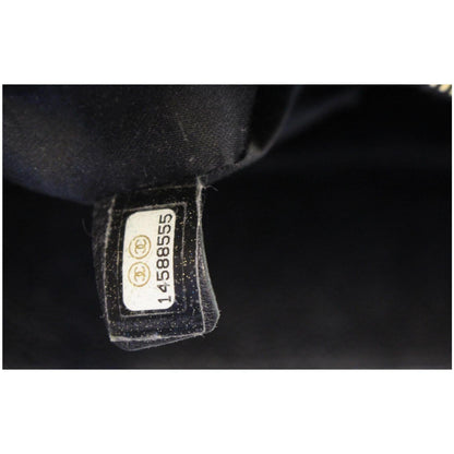 CHANEL Black Caviar Leather Grand Shopping Tote Bag