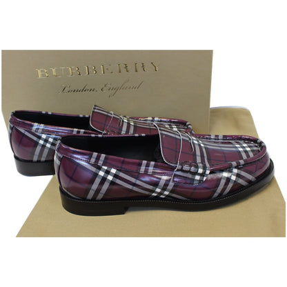 BURBERRY Gosha X Burberry Check Leather Loafers US 9 - 25% OFF