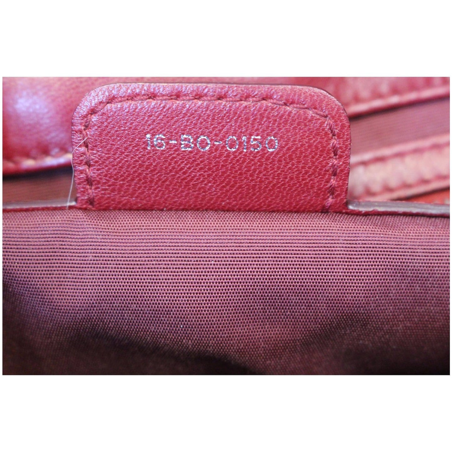 CHRISTIAN DIOR Medium Flap Cannage Leather Shoulder Bag Red