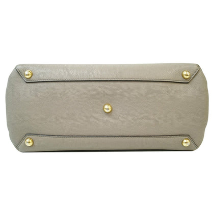 BURBERRY House Check Medium Banner Tote Bag Taupe