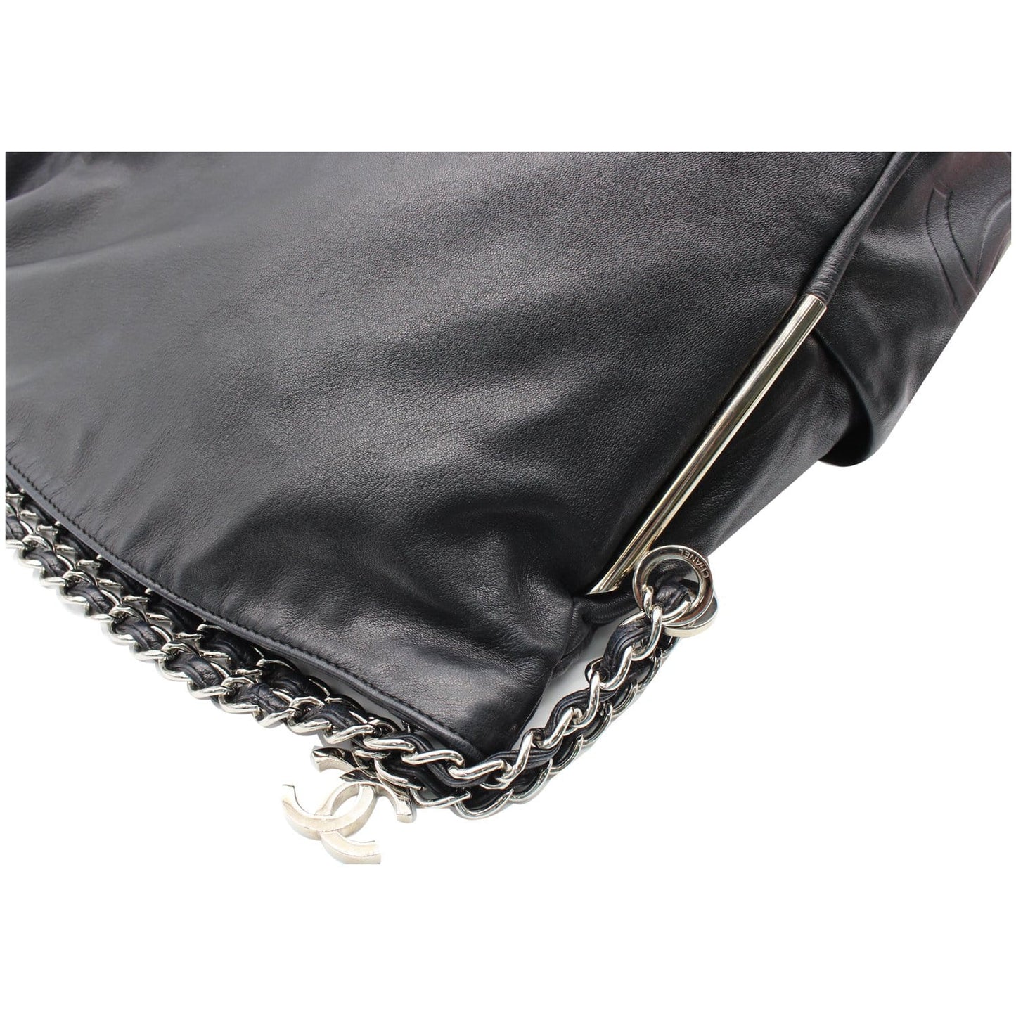 CHANEL Large Ultimate Soft Leather Hobo Bag Black