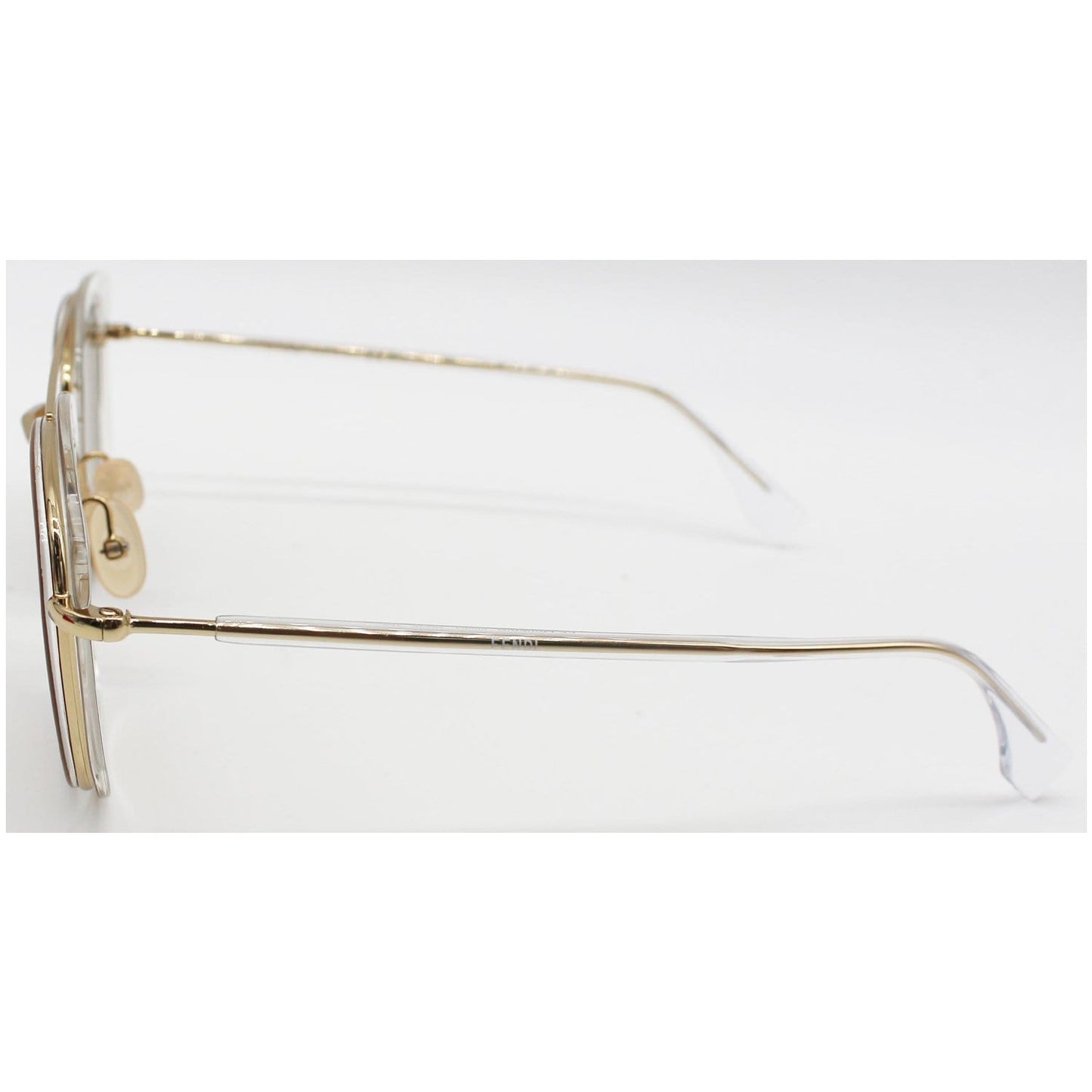 FENDI FF-M0060/S 0900 Sunglasses Brown Gold SP Lens
