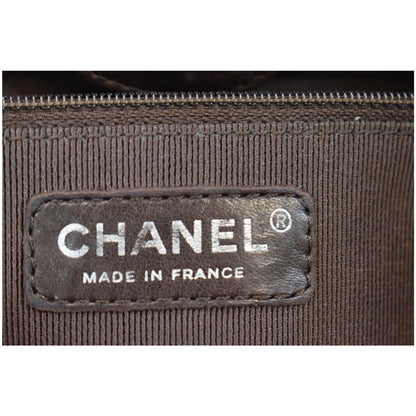 CHANEL PST Caviar Leather Petit Shopping Tote Bag Brown