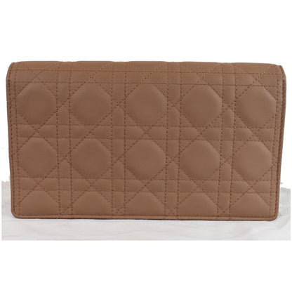 CHRISTIAN DIOR The Lady Dior Calfskin Chain Pouch Bag Blush Ultramatte - Final Sale