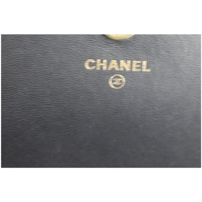 CHANEL Boy Woc Lambskin Leather Wallet On Chain Clutch Bag Black