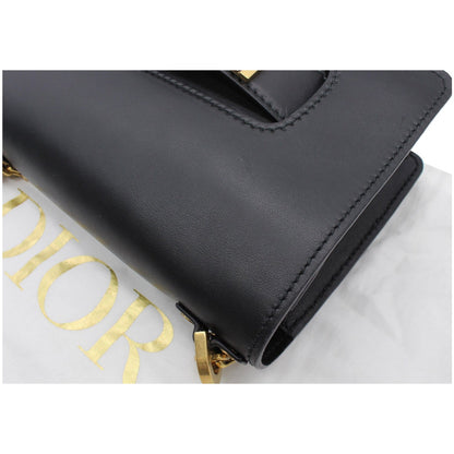 Christian Dior J'Adior Medium Calfskin Leather Flap Shoulder Bag Black - 10% OFF
