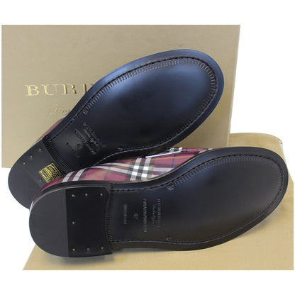 BURBERRY Gosha X Burberry Check Leather Loafers US 9 - 25% OFF