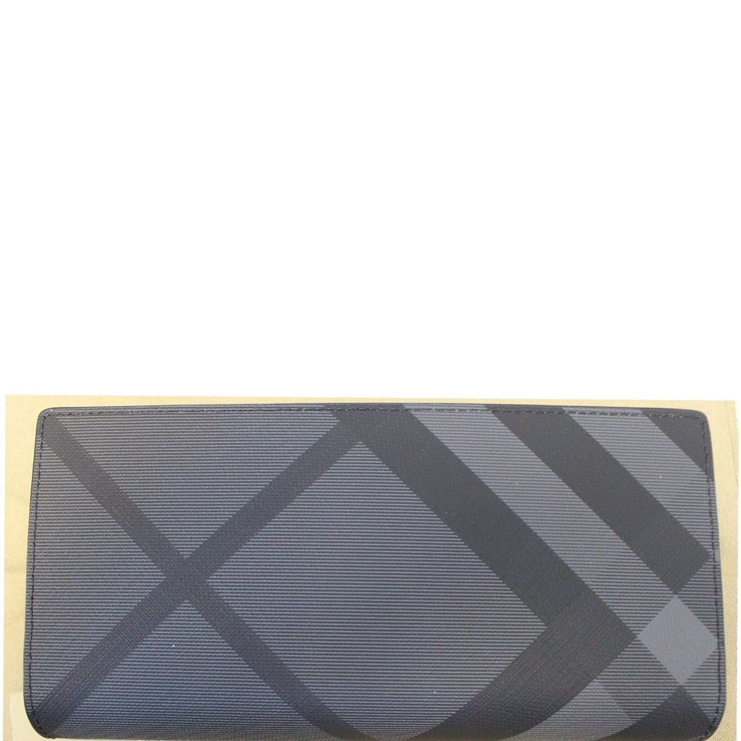 BURBERRY London Check and Leather Continental Wallet
