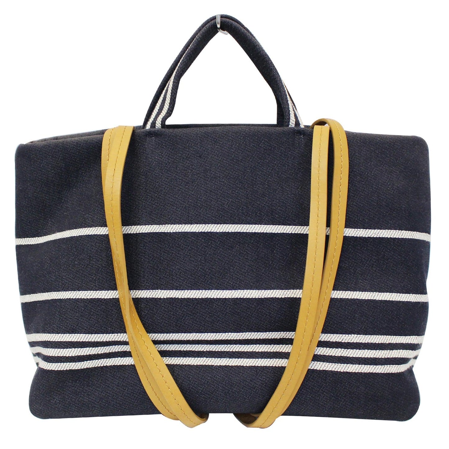 CHANEL CC Shopping Large Tote Shoulder Bag Denim