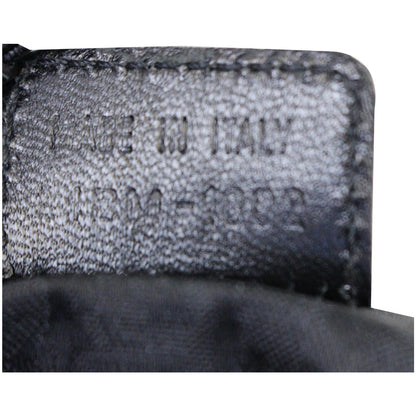 CHRISTIAN DIOR Lace Up Admit It Leather Hobo Bag Black