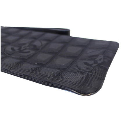 CHANEL Wristlet Cosmetic Pouch Black