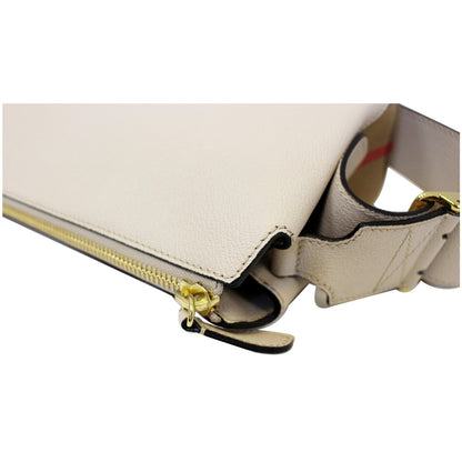 BURBERRY Helmsley House Check Grained Leather Crossbody Bag