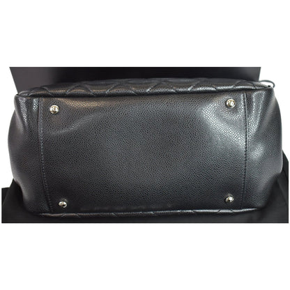 CHANEL Timeless CC Quilted Caviar Leather Small Chain Bowler Bag Black - 15% OFF
