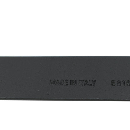 BALENCIAGA BB Leather Belt Black