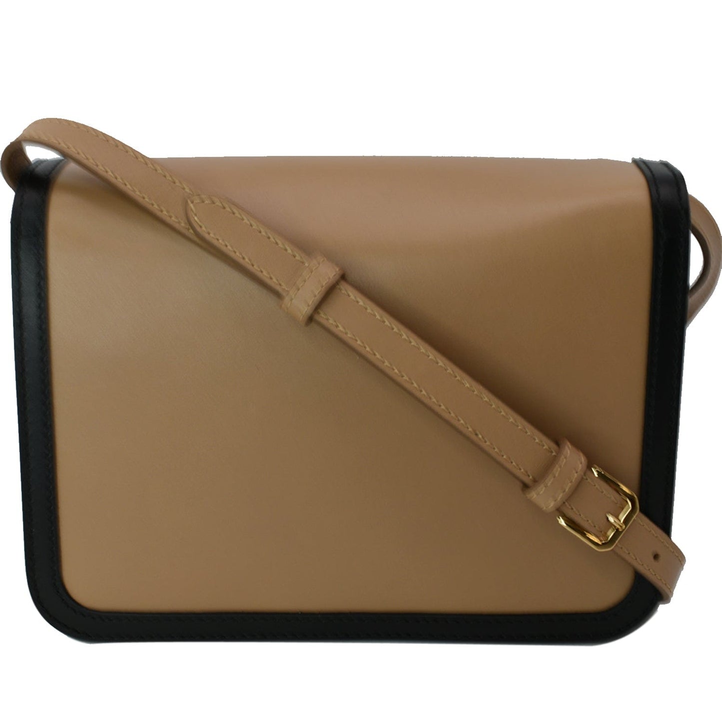 BURBERRY TB Small Leather Crossbody Bag Beige  - Hot Deals
