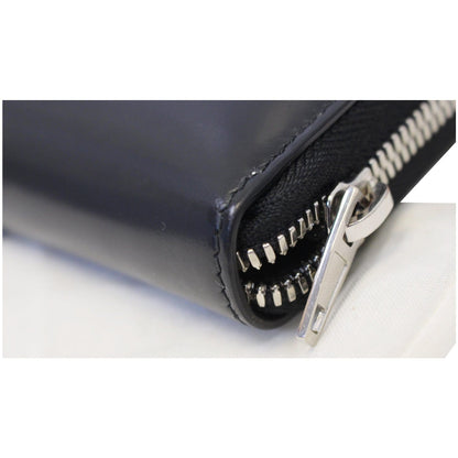 BALENCIAGA Continental Zip Around Leather Wallet Black - Last Call