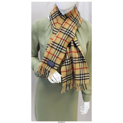 Burberry Nova Check Lambswool Scarf