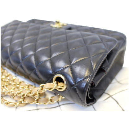 CHANEL Classic Jumbo Quilted Lambskin Leather Double Flap Shoulder Bag