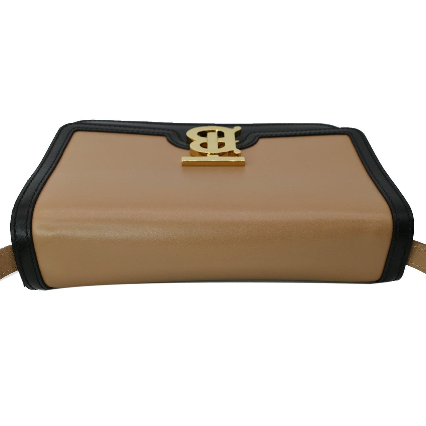 BURBERRY TB Small Leather Crossbody Bag Beige  - Hot Deals