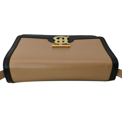 BURBERRY TB Small Leather Crossbody Bag Beige  - Hot Deals