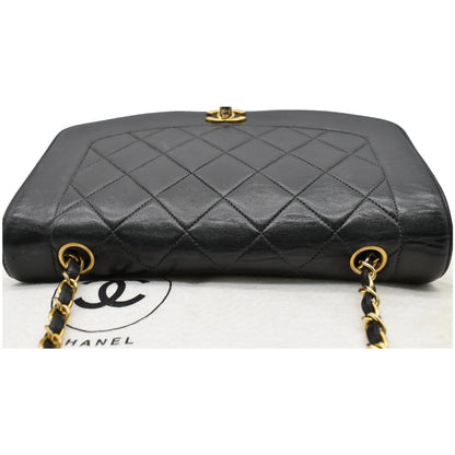 CHANEL Diana Flap Quilted Lambskin Leather Shoulder Bag Black - 20% OFF