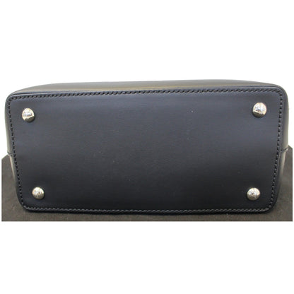 FENDI DotCom Faces Click Top Handle Embellished Leather Shoulder Handbag - Last Call