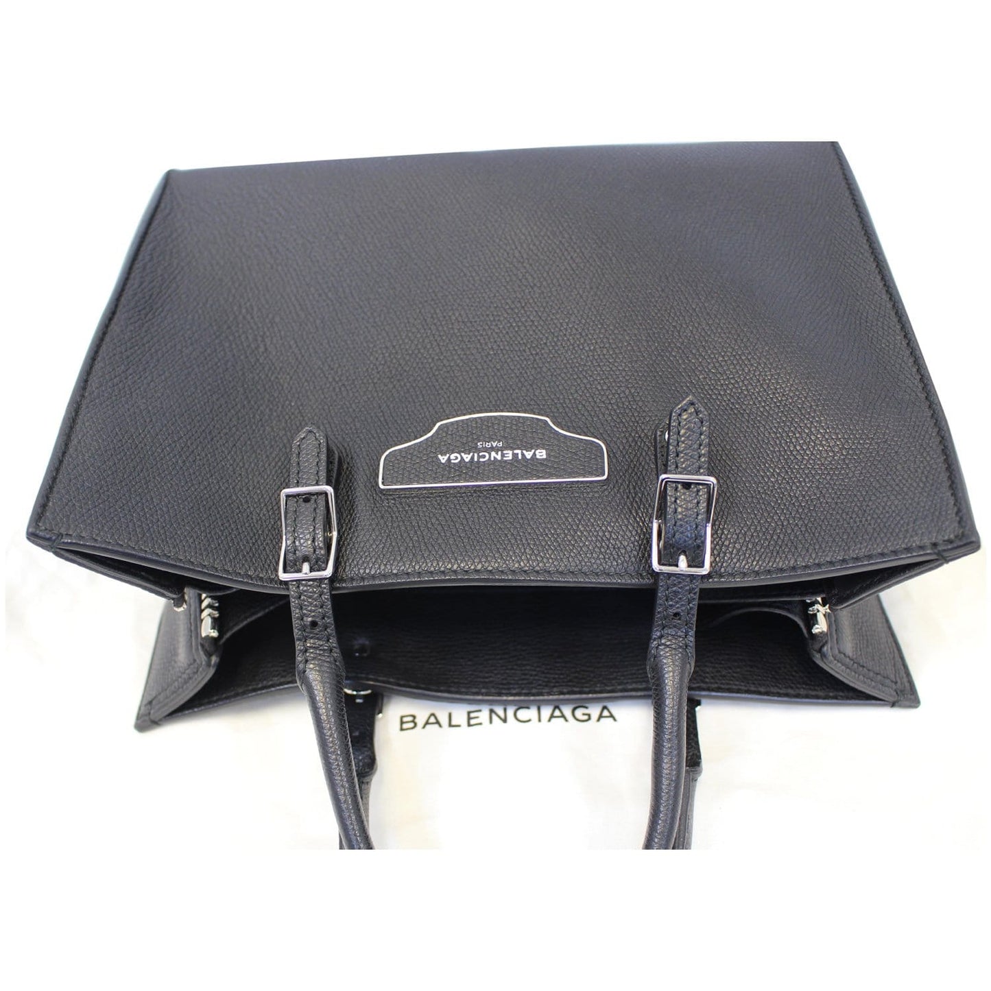 BALENCIAGA Papier A6 Calfskin Zip Around Shoulder Bag Black - 20% OFF