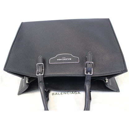 BALENCIAGA Papier A6 Calfskin Zip Around Shoulder Bag Black - 20% OFF