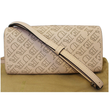 BURBERRY Hampshire Perforated Leather Crossbody Bag