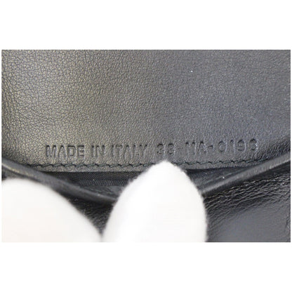 Christian Dior Noir Black Leather Wallet - Last Call