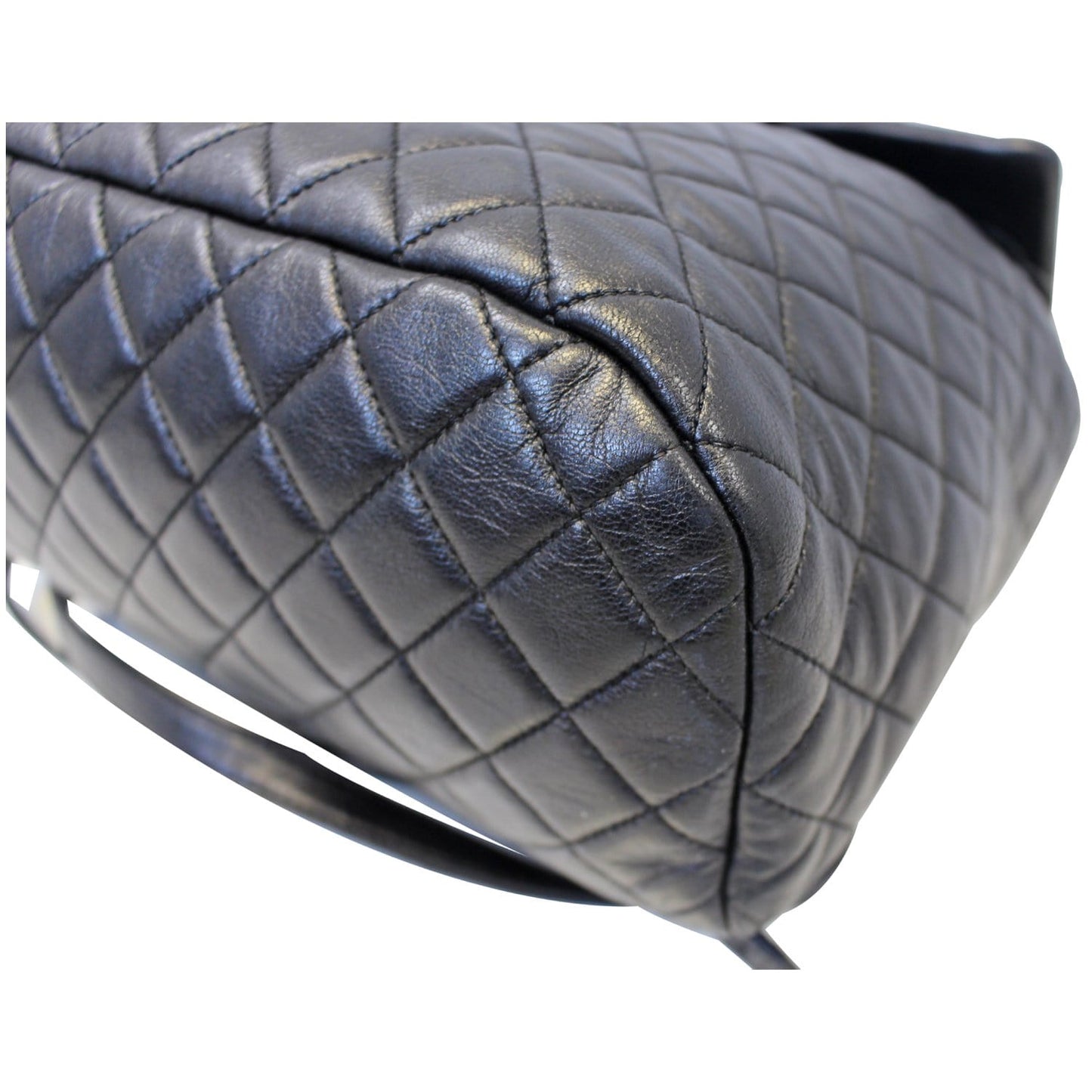 CHANEL Urban Spirit Lambskin Leather Backpack Bag Black