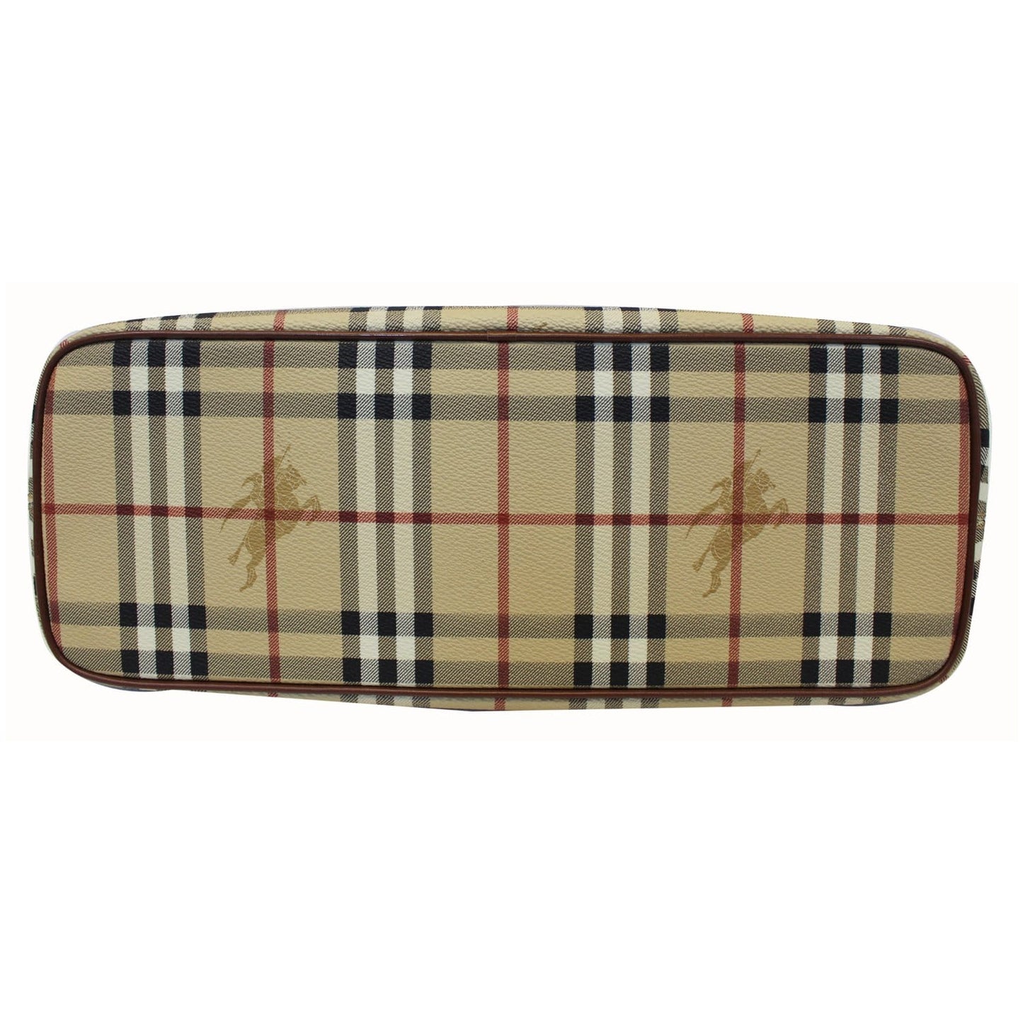 BURBERRY Haymarket Check Canvas Tote Bag Multicolor