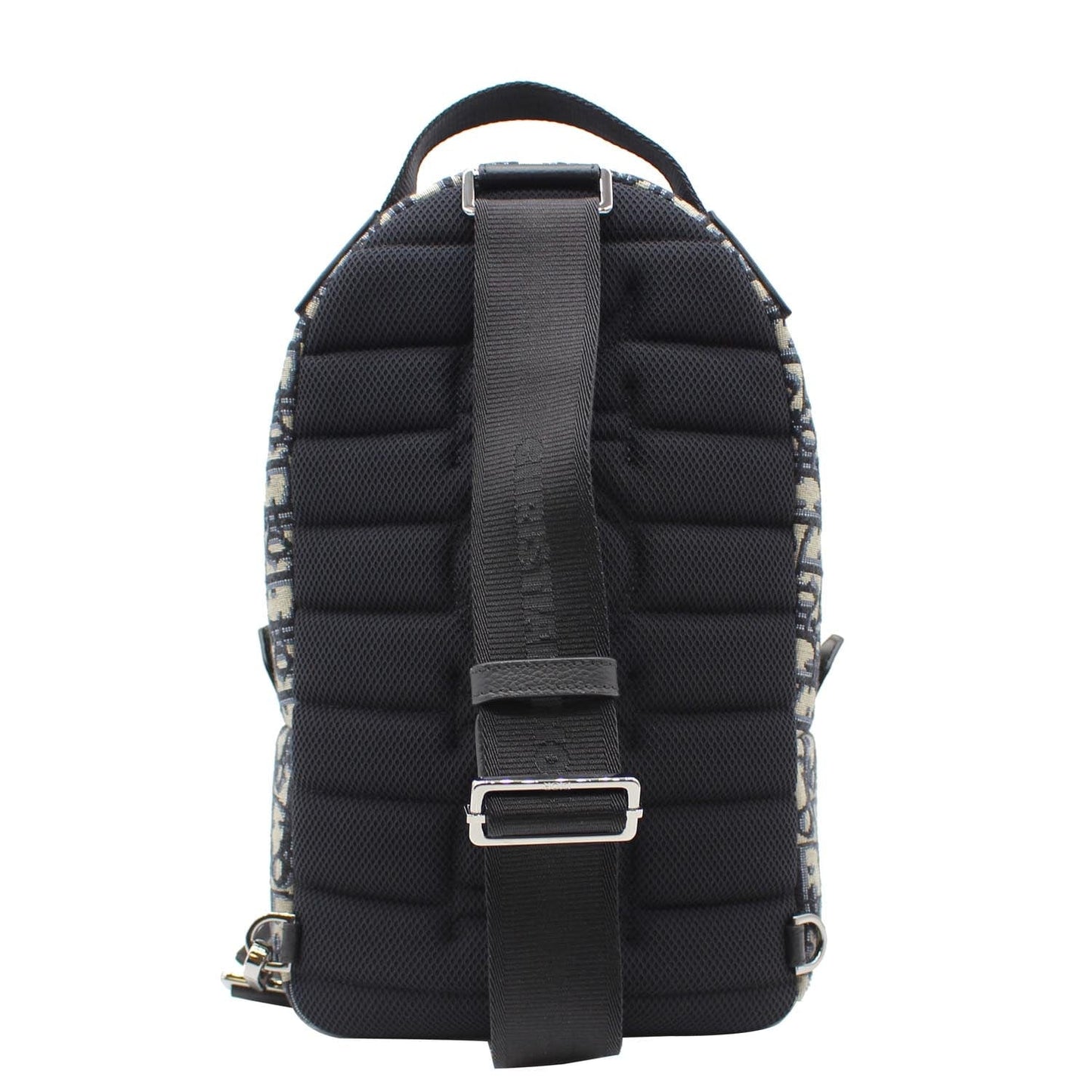 CHRISTIAN DIOR Minin Rider Oblique Jacquard Backpack Beige