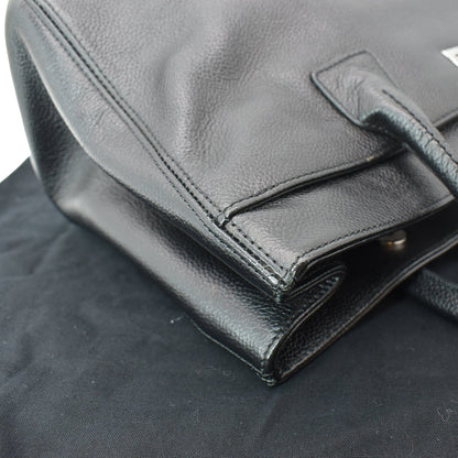 CHANEL Reissue Cerf Executive East West Leather Tote Bag Black