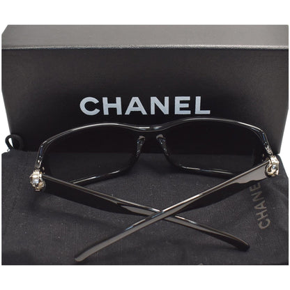 CHANEL 6024 C501/8G Women Sunglasses Black Lens
