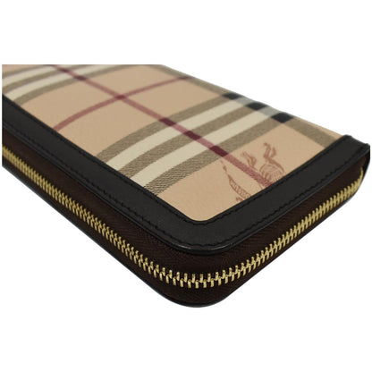 BURBERRY Haymarket check Zippy Wallet Multicolor