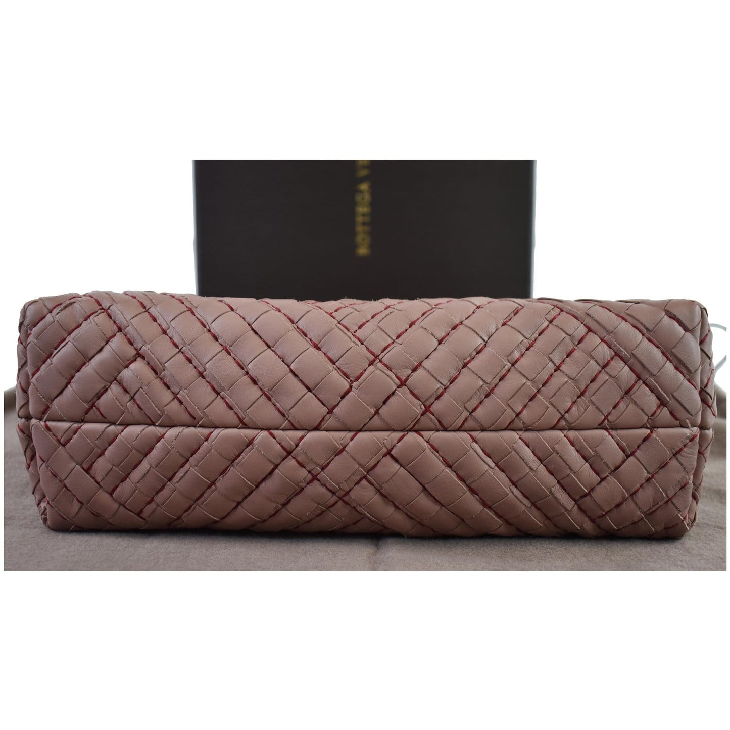 BOTTEGA VENETA Intrecciato Boutis Woven Small Nappa Leather Olimpia Bag Deco Rose - Last Call