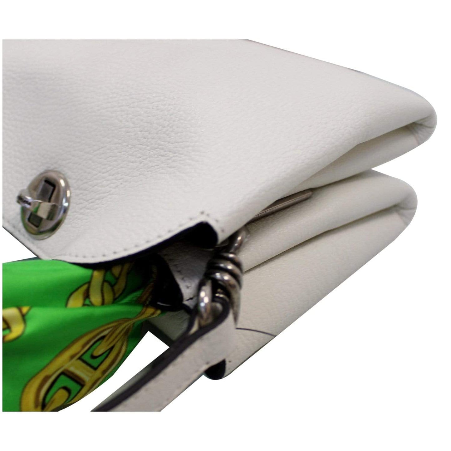BALENCIAGA Flap Scarf XS Top Handle Crossbody Bag White - Last Call