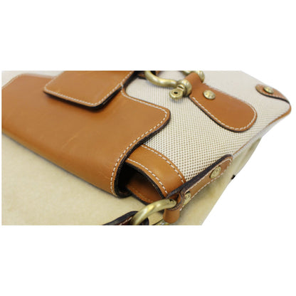 BURBERRY Old Flap Shoulder Bag Brown