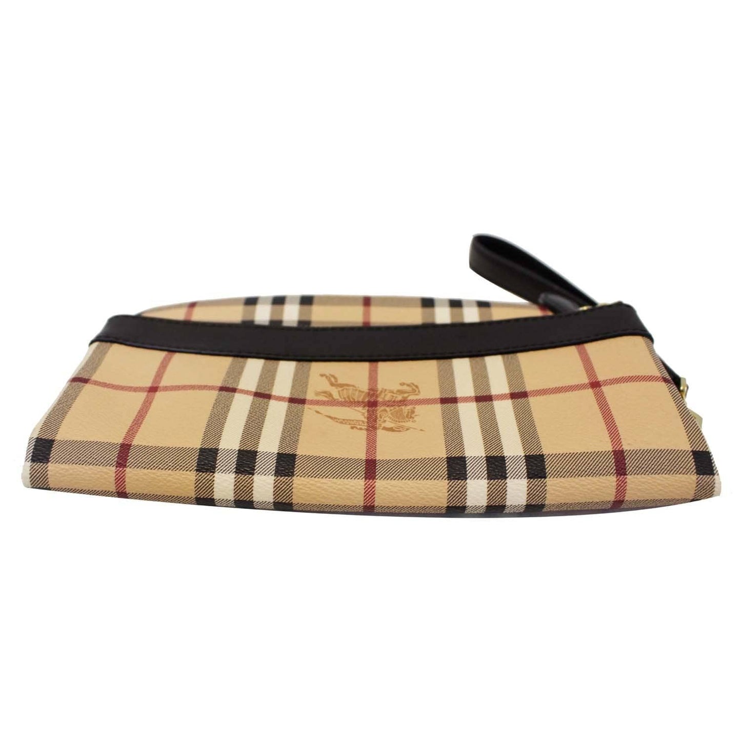 BURBERRY Haymarket Check Adeline Foldover Clutch Brown