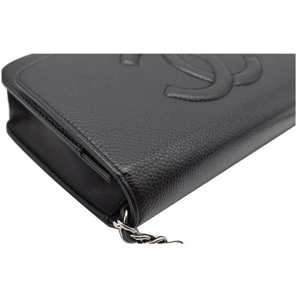 CHANEL Timeless CC WOC Caviar Leather Crossbody Bag Black