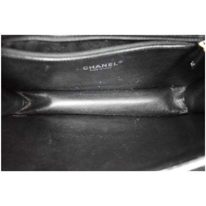 CHANEL Beauty Lock Mini Flap Quilted Sheepskin Leather Shoulder Bag Silver - 10% OFF