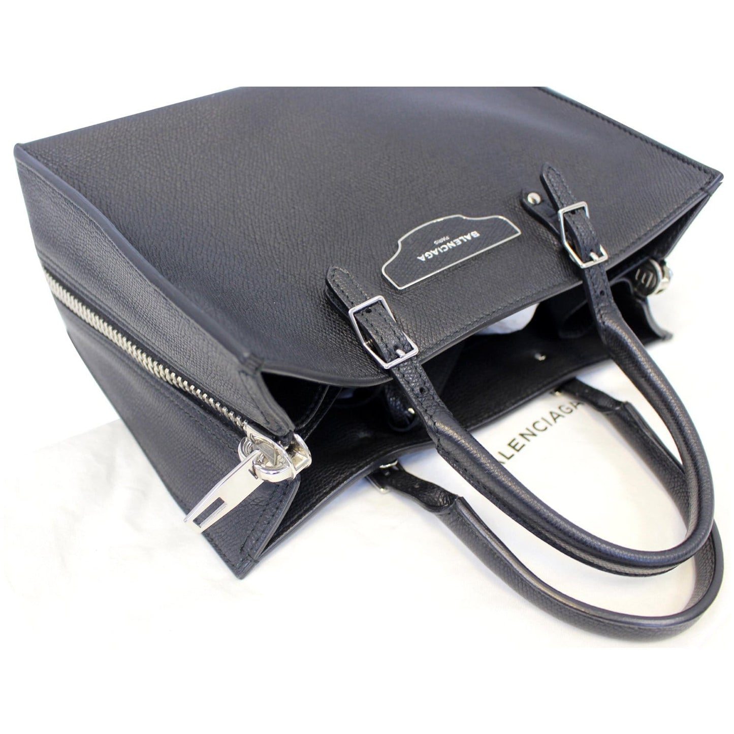 BALENCIAGA Papier A6 Calfskin Zip Around Shoulder Bag Black - 20% OFF