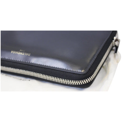 BALENCIAGA Continental Zip Around Leather Wallet Black - Last Call