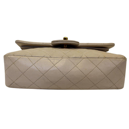 Chanel Classic Medium Double Flap Shoulder Bag Ivory
