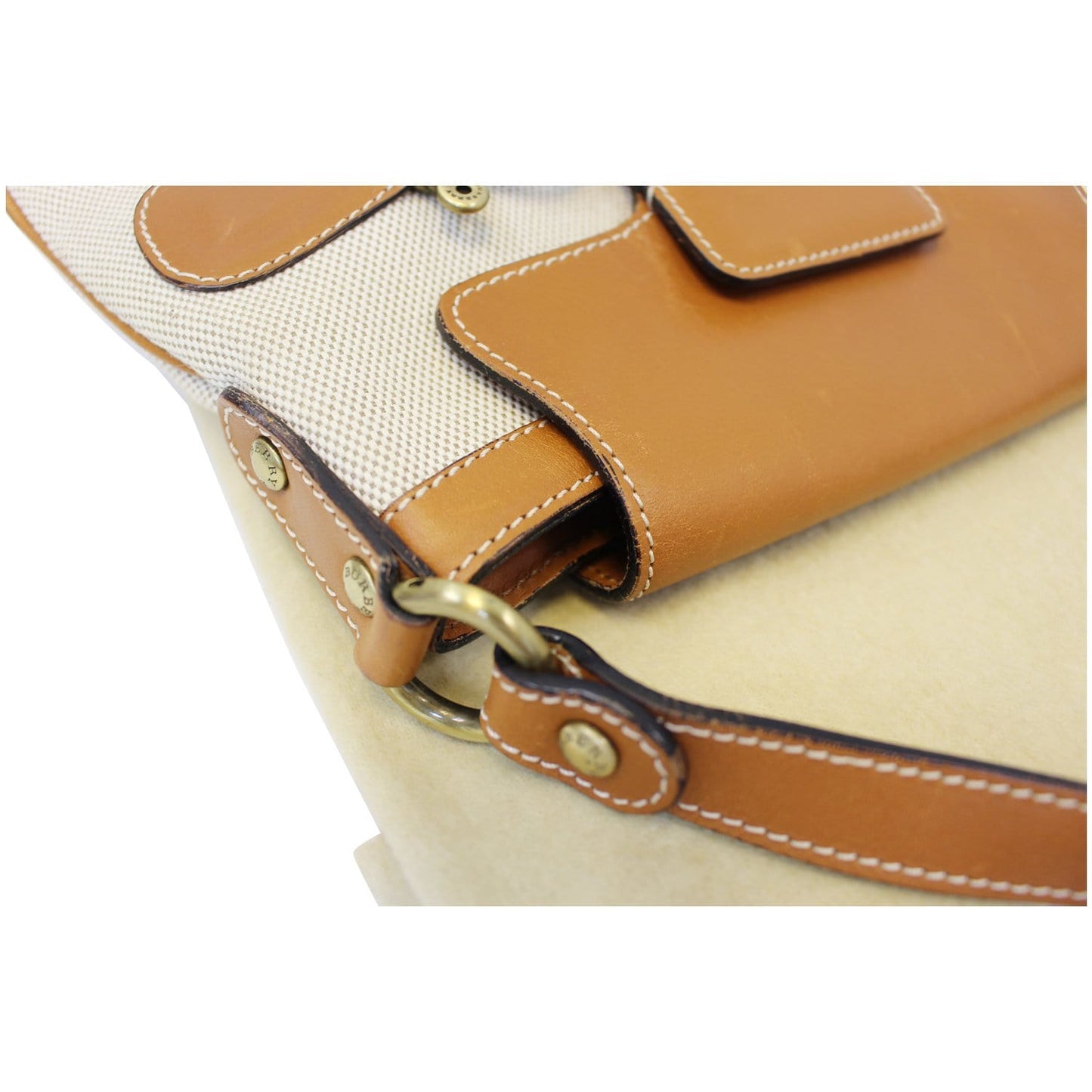 BURBERRY Old Flap Shoulder Bag Brown