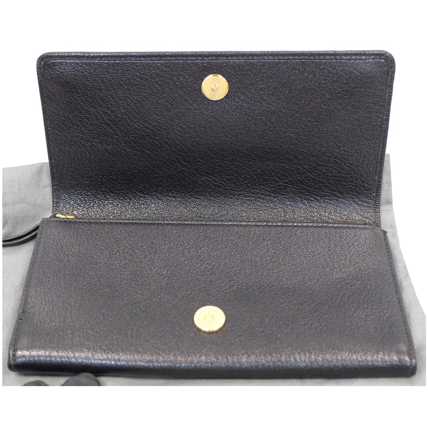 BALENCIAGA Classic Metallic Edge Continental Zip Around Wallet Black - 25% OFF