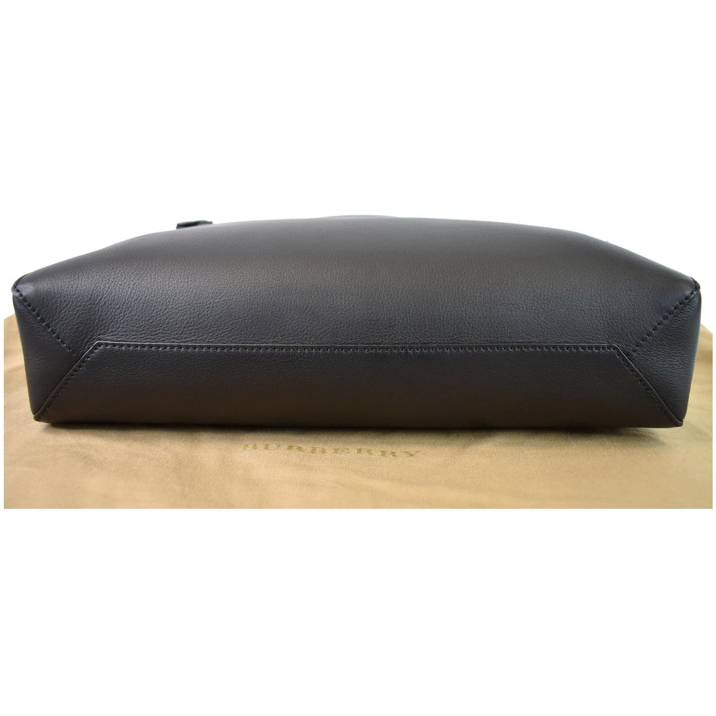 BURBERRY Ainsworth Leather Briefcase Bag Black