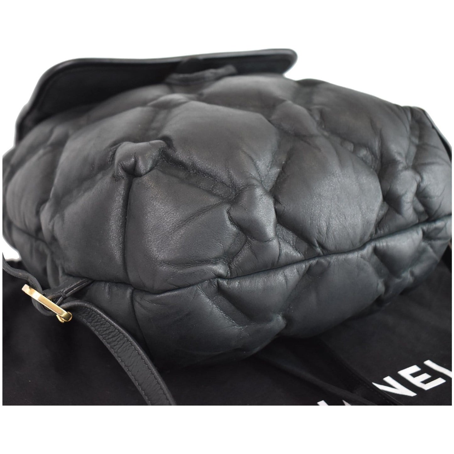 CHANEL Chesterfield Quilted Calfskin Backpack Black